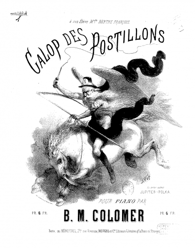 Colomer - Galop des postillons - Score