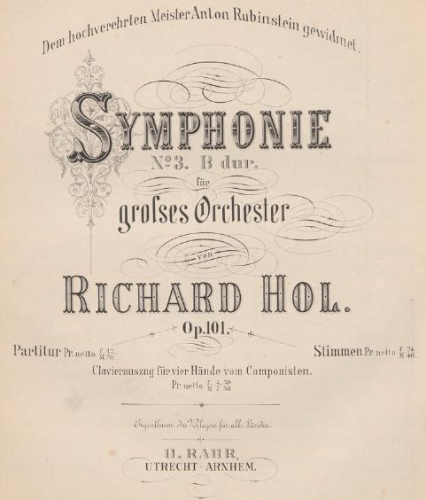 Hol - Symphony No. 3 - Score