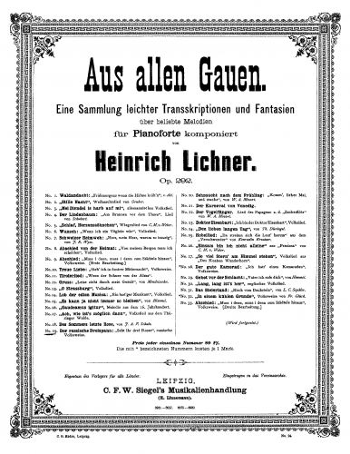 Lichner - Aus allen Gauen - 19. Der russische Dreispann