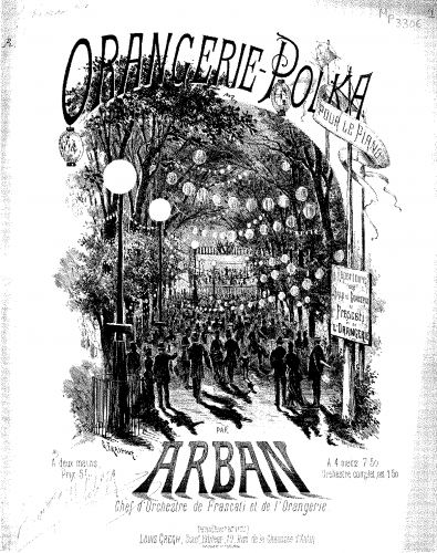 Arban - Orangerie-polka - Score