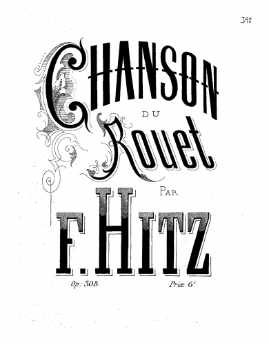 Hitz - Chanson du rouet - Score