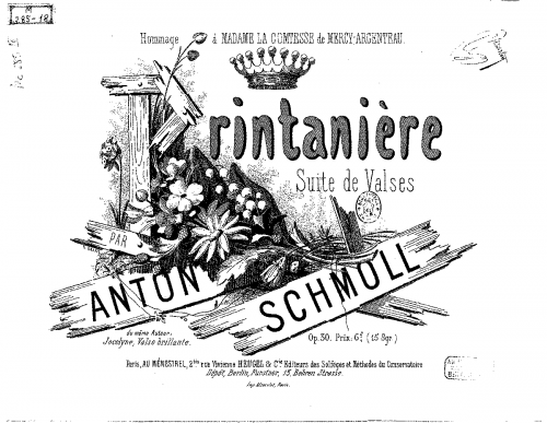 Schmoll - Printanière - Score