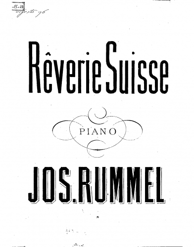 Rummel - Rêverie - Score