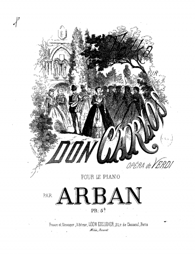Arban - Polka sur 'Don Carlos' - Score