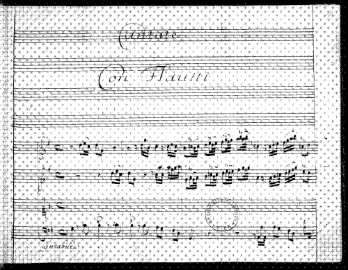 Bononcini - Tutta fiamme e tutta ardore - Score