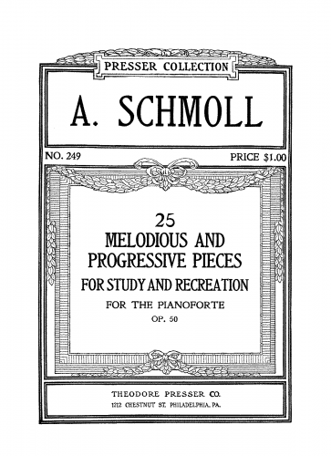 Schmoll - Les étrennes du jeune pianiste - Score