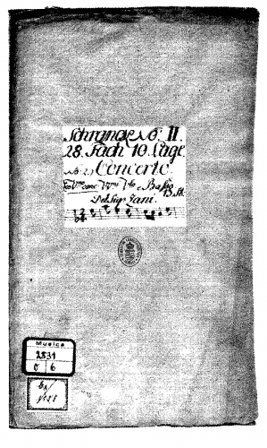 Zani - 6 Sinfonias and 6 Concertos, Op. 2 - 2. Concerto No. 1 in A minor
