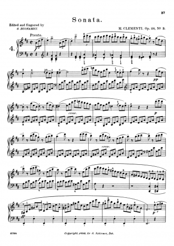 Clementi - Piano Sonata in F, Op. 26 - Sonata No. 3 