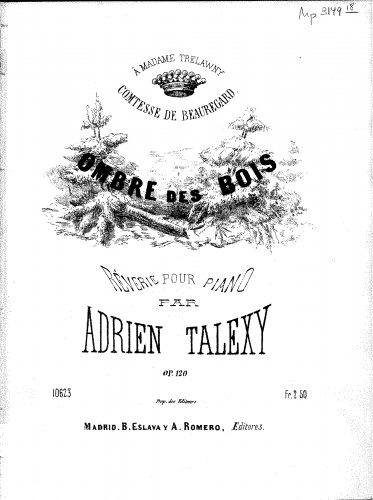 Talexy - Ombre des bois - Score