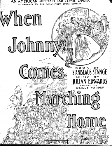 Edwards - When Johnny Comes Marching Home - Vocal Score - Score