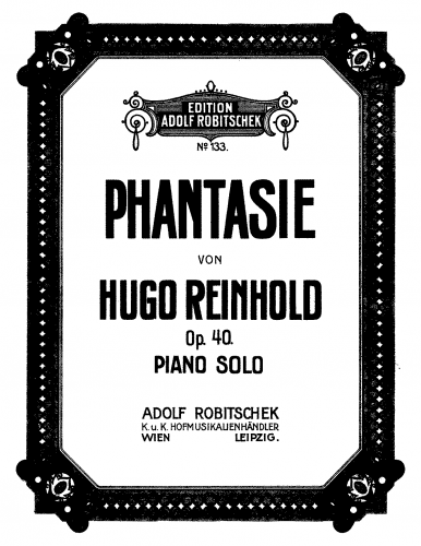 Reinhold - Phantasie - Score