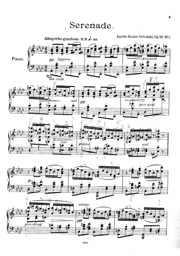 Backer-Grøndahl - 3 Pieces, Op. 53 - Score