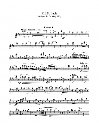 Bach - Symphonie, H.663