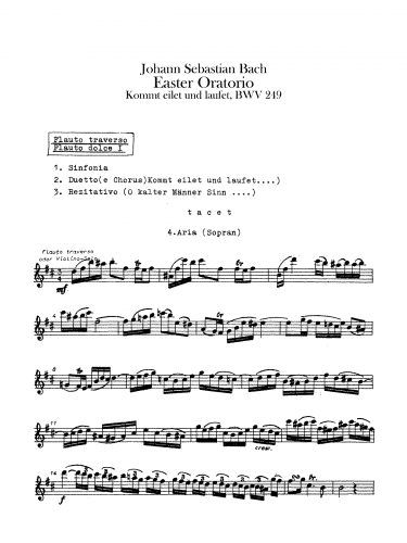 Bach - Easter Oratorio