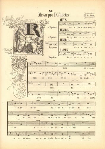 Asola - Missa pro Defunctis - Score