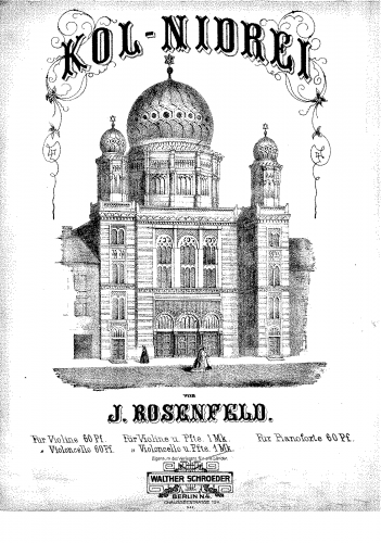 Rosenfeld - Kol-Nidrei - For Cello and Piano (Schönburg)