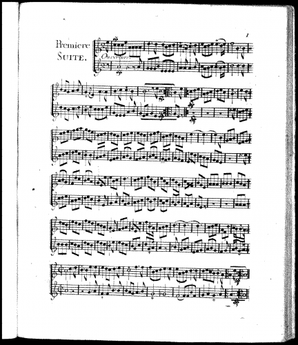 Boismortier - 6 Suites à 2 Muzettes - Score