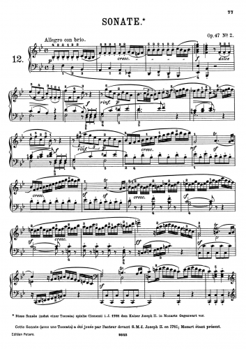 Clementi - 2 Capriccios, Op. 47 - Capriccio No. 2 