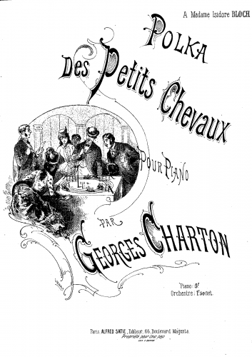 Charton - Polka des petits chevaux - Piano Score - Score