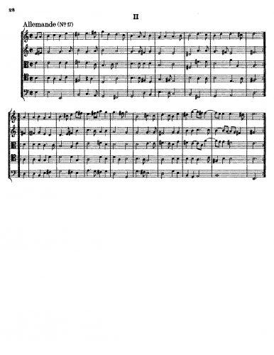 Pezel - Fünff-stimmigte blasende Music, No. 17 - Score