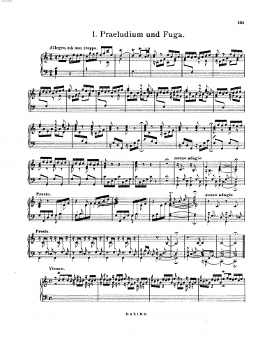 Pachelbel - Keyboard Works - Score