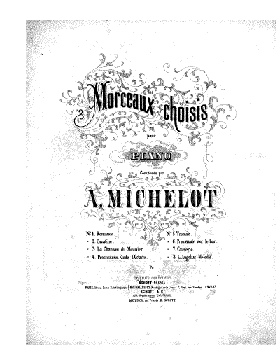 Michelot - Tremolo - complete score