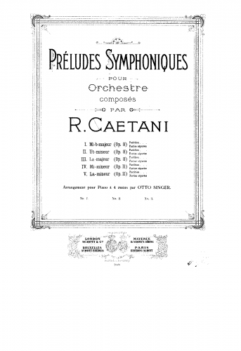 Caetani - Préludes Symphoniques - 2. Prelude in C minor