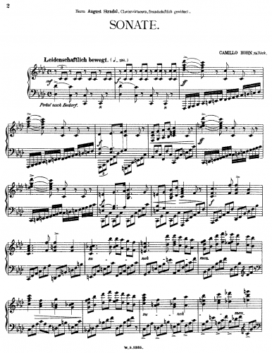Horn - Piano Sonata - Score