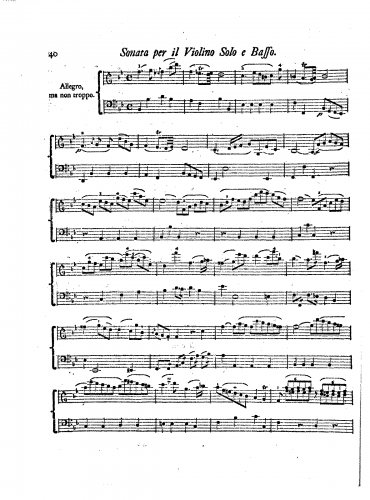 Reichardt - Violin Sonata in B-flat major - Score