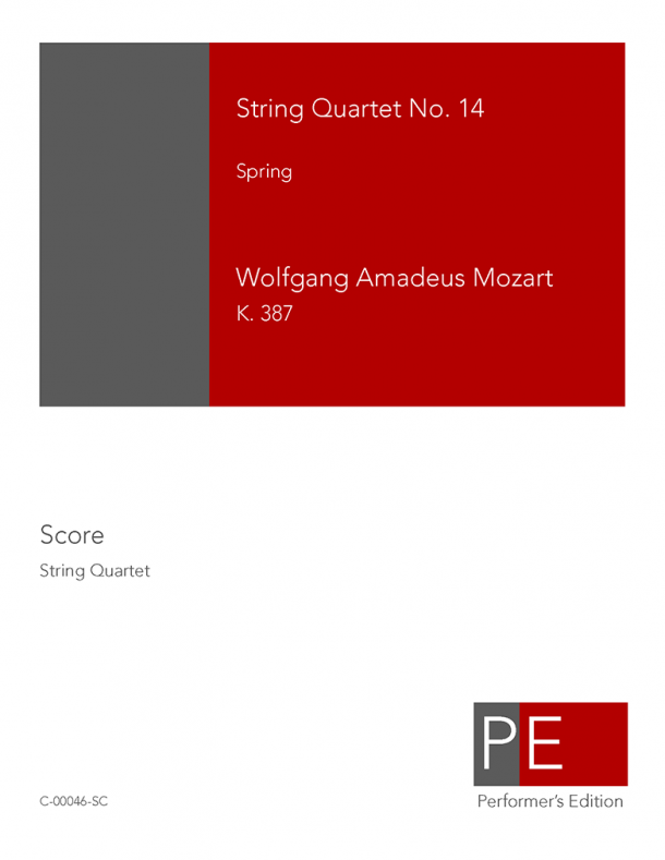 Mozart: String Quartet No. 14 - "Spring"