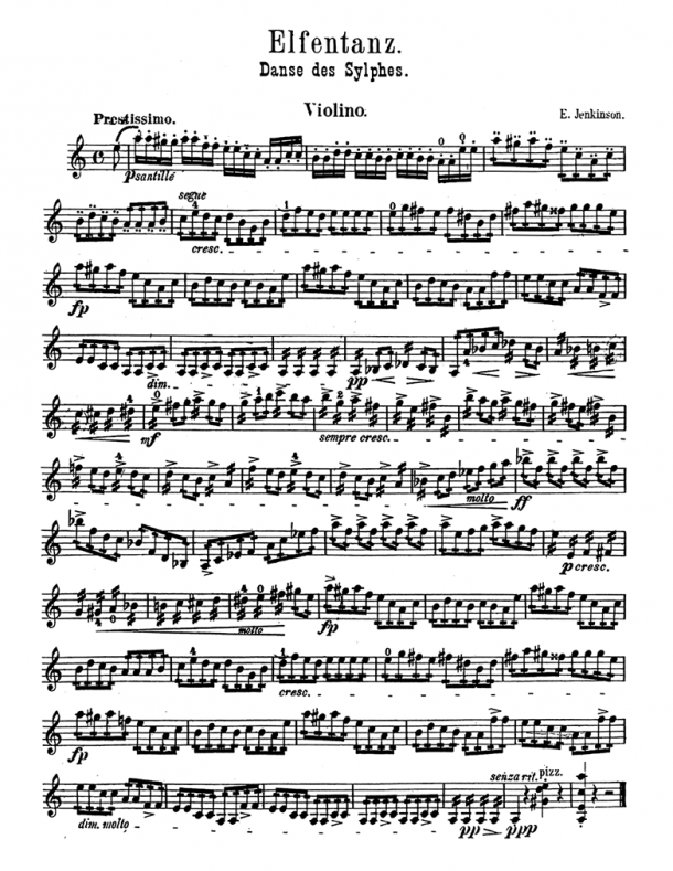 Jenkinson - Elfentanz - Violin part