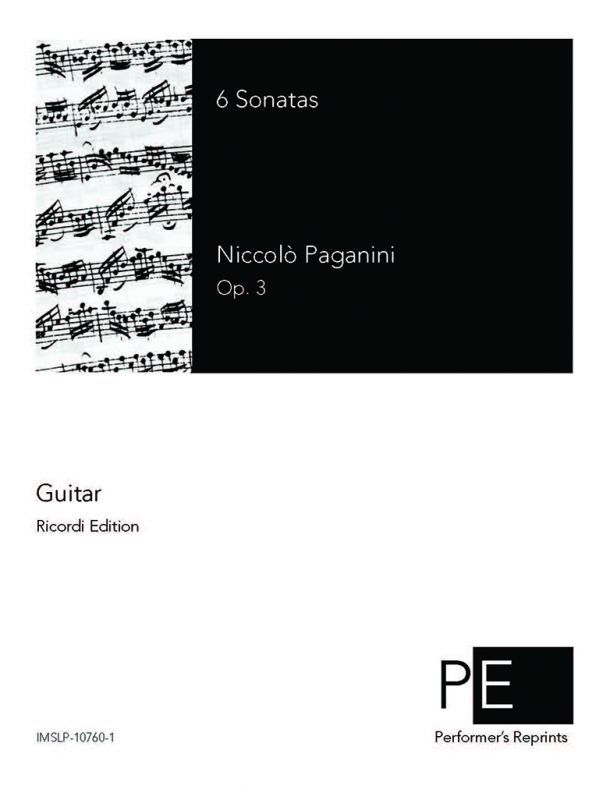 Paganini - 6 Sonatas, Op. 3