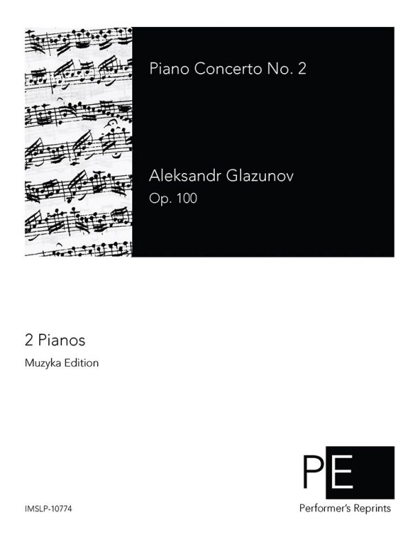Glazunov - Piano Concerto No. 2, Op. 100 - For 2 Pianos