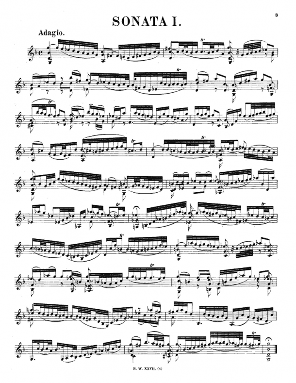 Bach - Violin Sonata No. 1