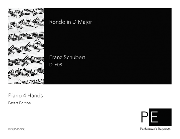 Schubert - Rondo in  D Major, D. 608