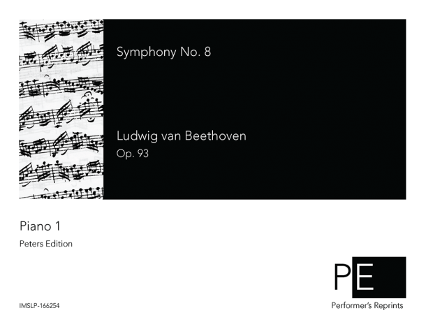 Beethoven - Symphony No. 8, Op. 93 - For 2 Pianos, 8 Hands
