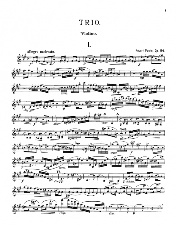 Fuchs - String Trio