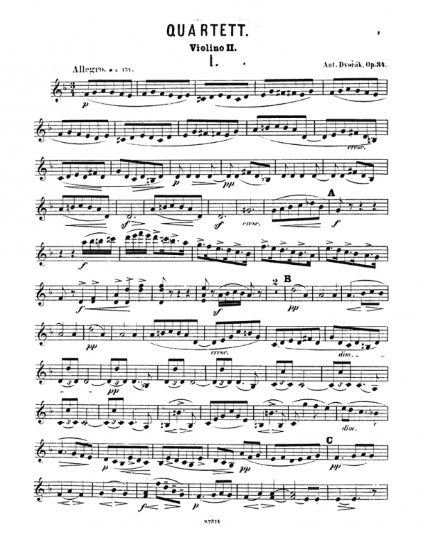 Dvorák - String Quartet No. 9