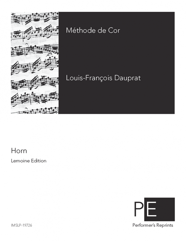 Dauprat - Méthode de Cor-Alto et Cor-Basse