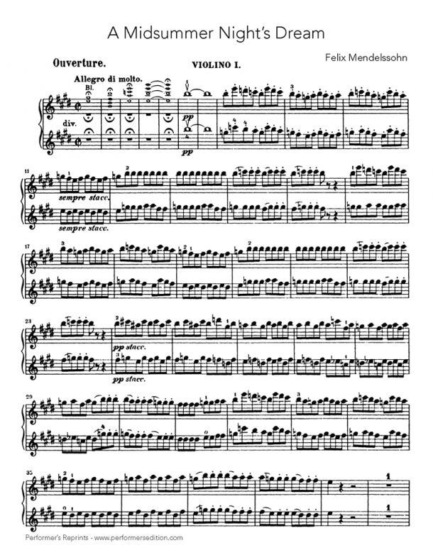 Mendelssohn - A Midsummer Night's Dream