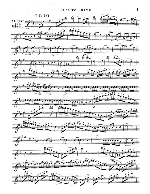 Gabrielski - Flute Trio in D Major, Op. 31