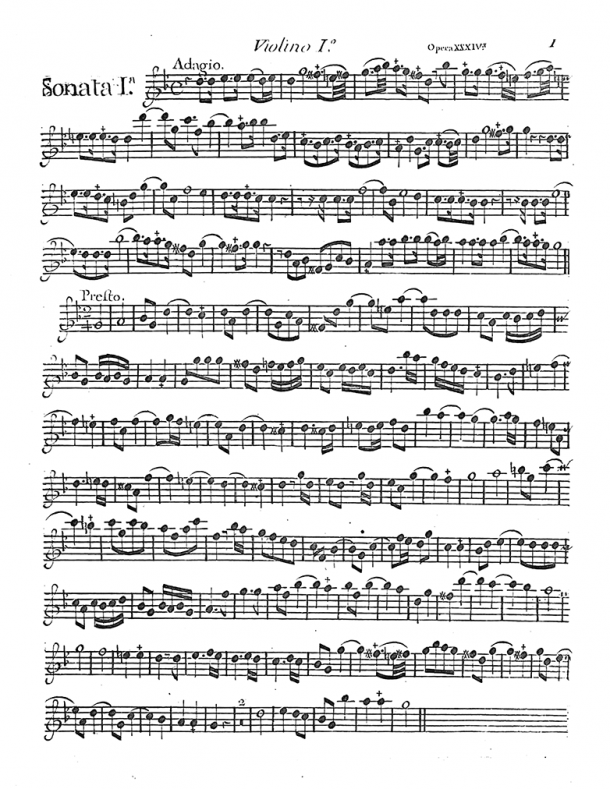 Boismortier - 6 Sonates à quatre parties, Op. 34