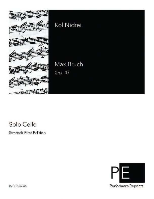 Bruch - Kol Nidrei - Cello Solo Part
