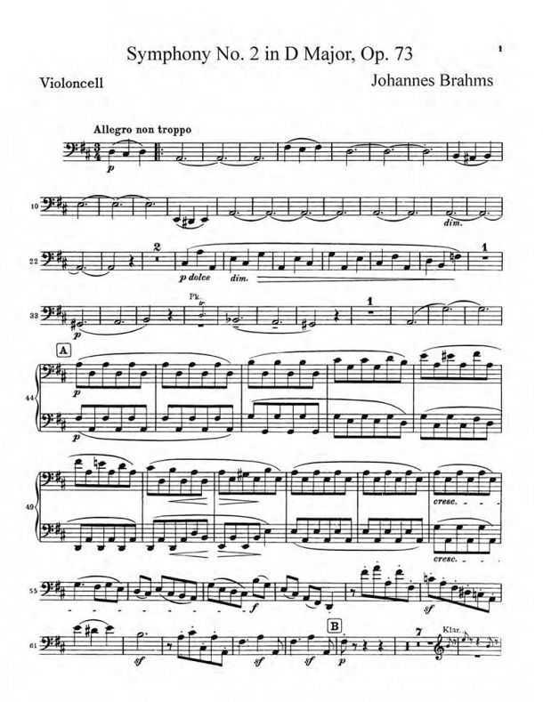 Brahms - Symphony No. 2, Op. 73