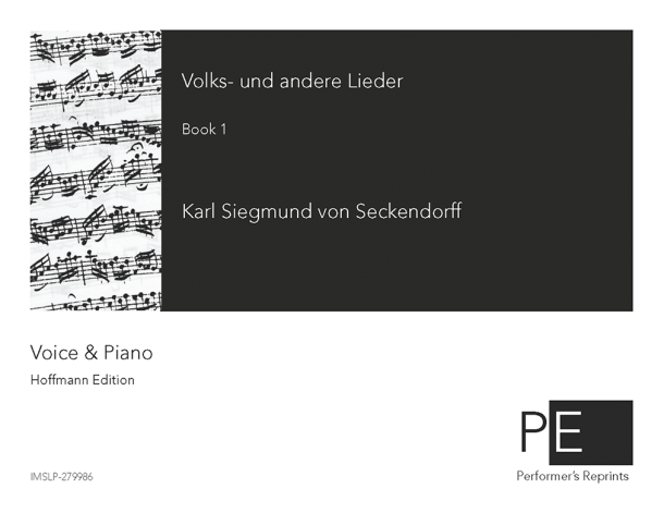 Seckendorff - Volks- und andere Lieder - Book 1