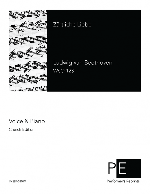 Beethoven - Zärtliche Liebe, WoO 123 - German/English