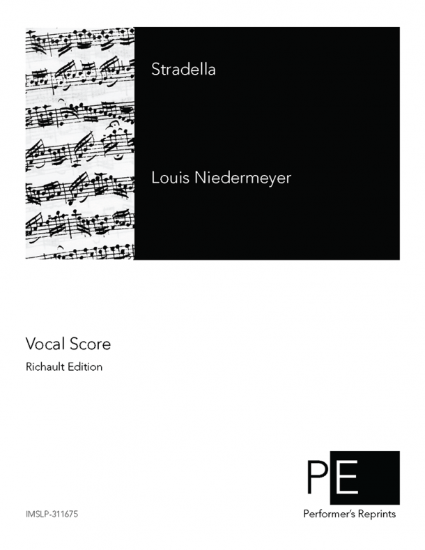 Niedermeyer - Stradella - Vocal Score