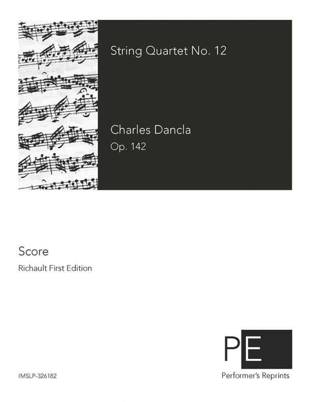 Dancla - String Quartet No. 12