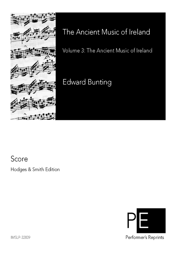 Bunting - The Ancient Music of Ireland - Volume 3