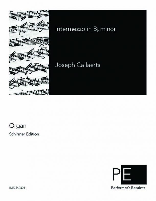 Callaerts - Intermezzo in B-flat minor